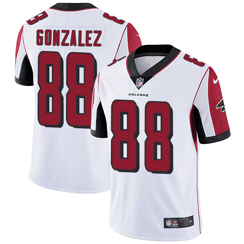 Nike Falcons #88 Tony Gonzalez White Men's Stitched NFL Vapor Untouchable Limited Jersey - Click Image to Close